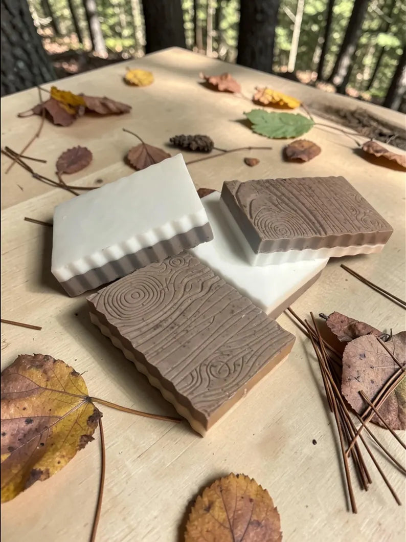 Bosco: Goats Milk Soap with Sandalwood, Vanilla, and Cedarwood