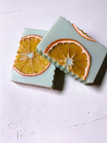 Herb Garden: Goat Milk Soap with Rosemary, Basil, and Mint