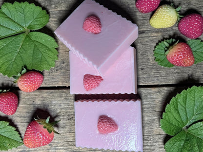 Strawberries and Cream: Goat Milk Soap with Strawberry
