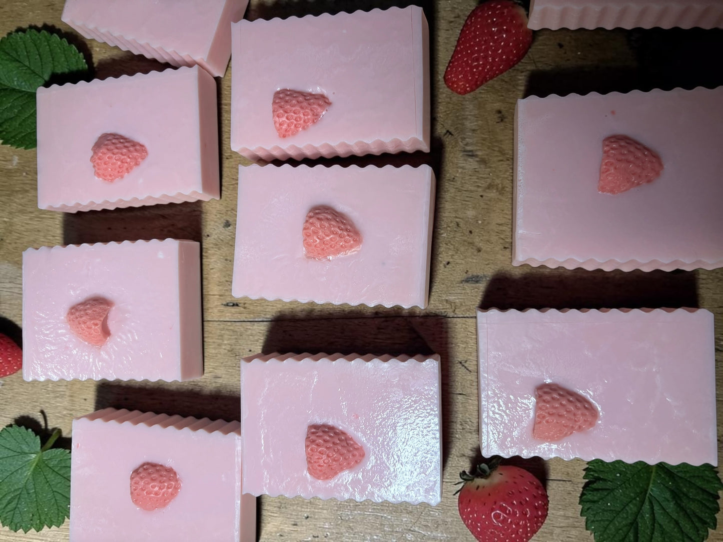 Strawberries and Cream: Goat Milk Soap with Strawberry
