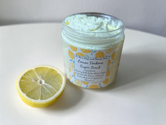 Foaming Sugar Scrub: Lemon Verbena