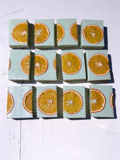 Herb Garden: Goat Milk Soap with Rosemary, Basil, and Mint