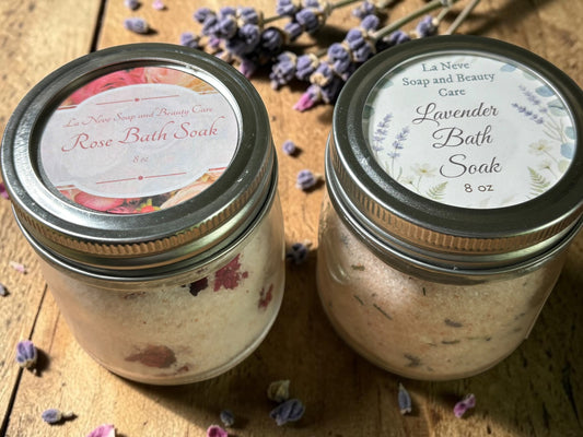 Bath Soak with Pink Himalayan Salt