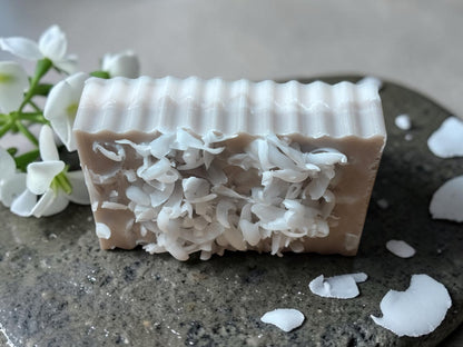 Coconut Milk: Goat Milk Soap with Coconut and Vanilla