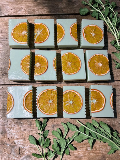 Herb Garden: Goat Milk Soap with Rosemary, Basil, and Mint