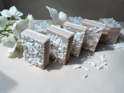 Coconut Milk: Goat Milk Soap with Coconut and Vanilla
