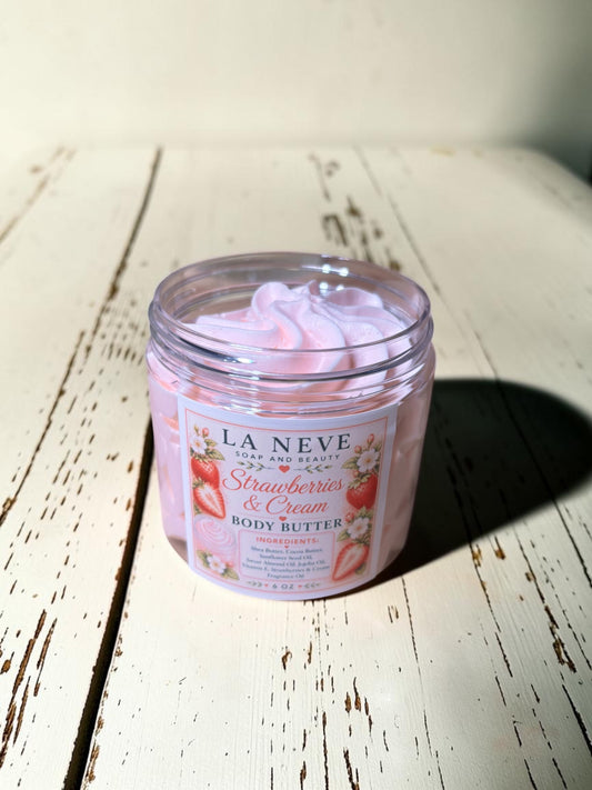 Whipped Body Butter Strawberries and Cream
