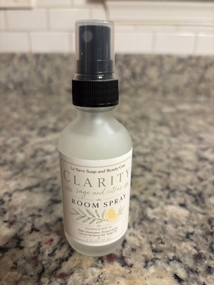 Room Spray: Clarity Sage and Citrus