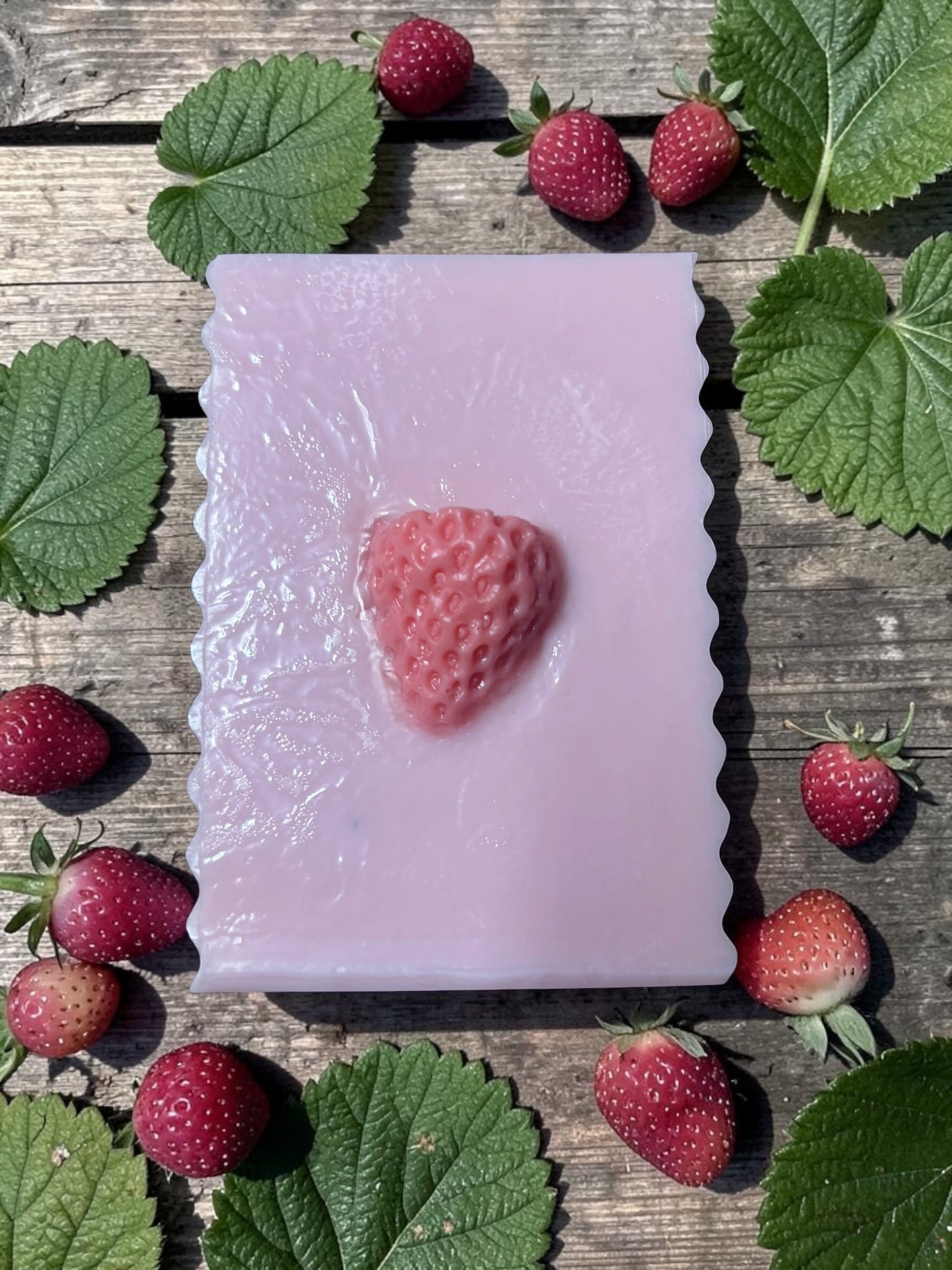 Strawberries and Cream: Goat Milk Soap with Strawberry