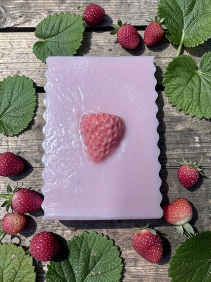 Strawberries and Cream: Goat Milk Soap with Strawberry