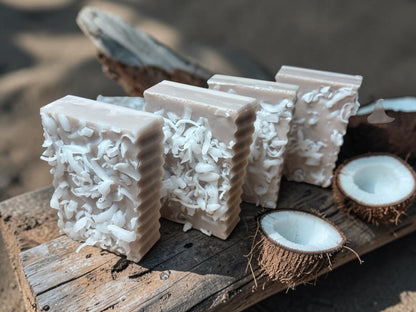 Coconut Milk: Goat Milk Soap with Coconut and Vanilla