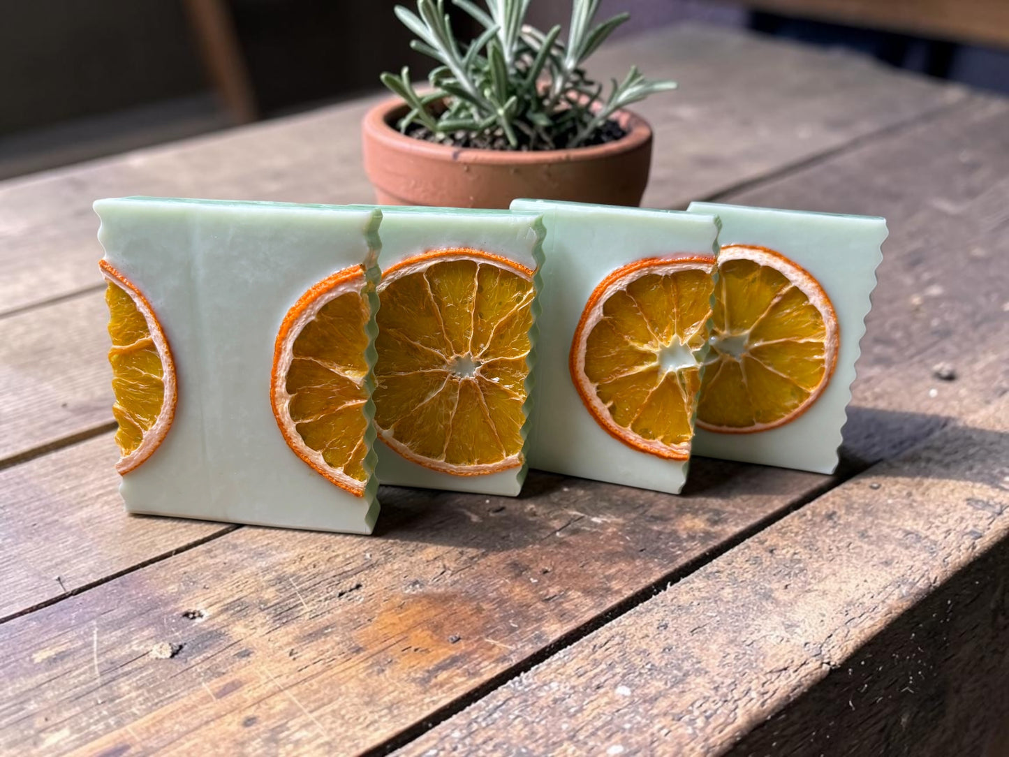 Herb Garden: Goat Milk Soap with Rosemary, Basil, and Mint