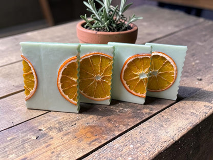 Herb Garden: Goat Milk Soap with Rosemary, Basil, and Mint