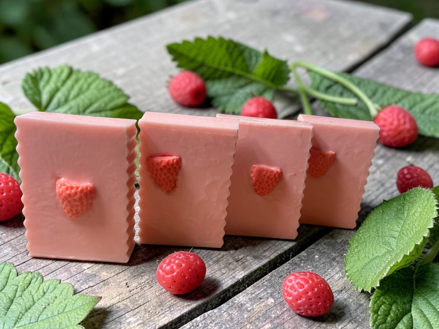 Strawberries and Cream: Goat Milk Soap with Strawberry