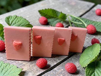 Strawberries and Cream: Goat Milk Soap with Strawberry