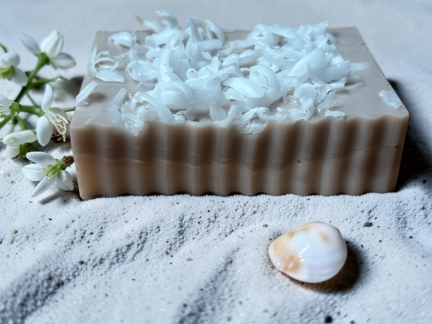 Coconut Milk: Goat Milk Soap with Coconut and Vanilla