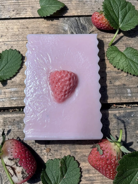 Strawberries and Cream: Goat Milk Soap with Strawberry