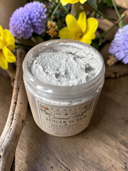 Foaming Sugar Scrub: Coconut Milk