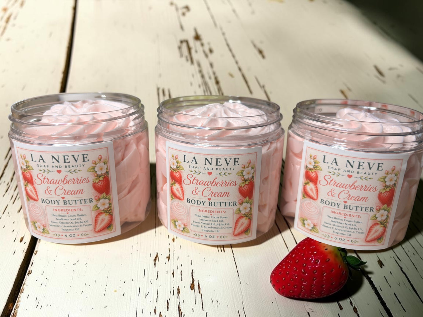 Whipped Body Butter Strawberries and Cream