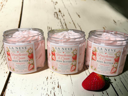 Whipped Body Butter Strawberries and Cream