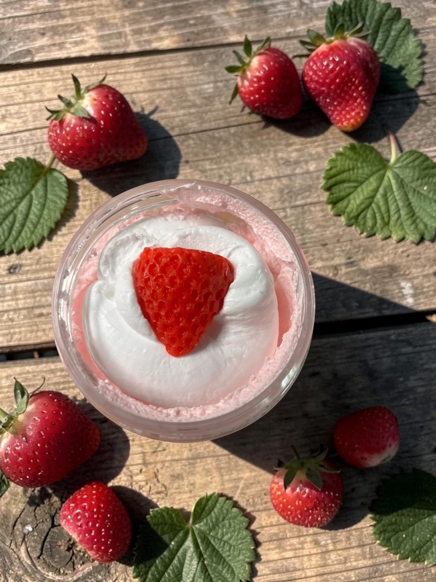 Foaming Sugar Scrub- Strawberries and Cream