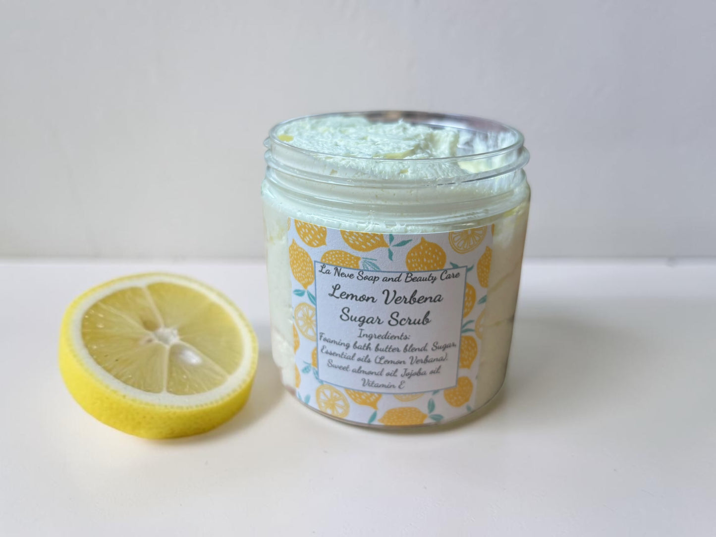 Foaming Sugar Scrub: Lemon Verbena