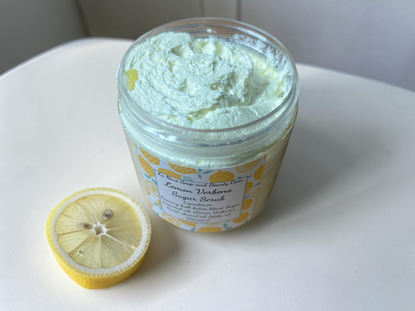 Foaming Sugar Scrub: Lemon Verbena