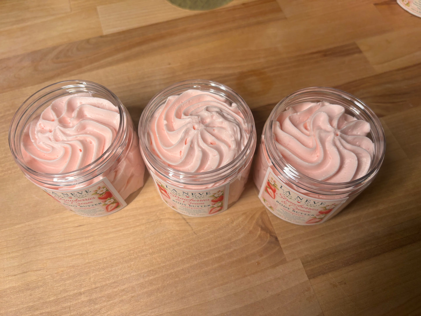 Whipped Body Butter Strawberries and Cream