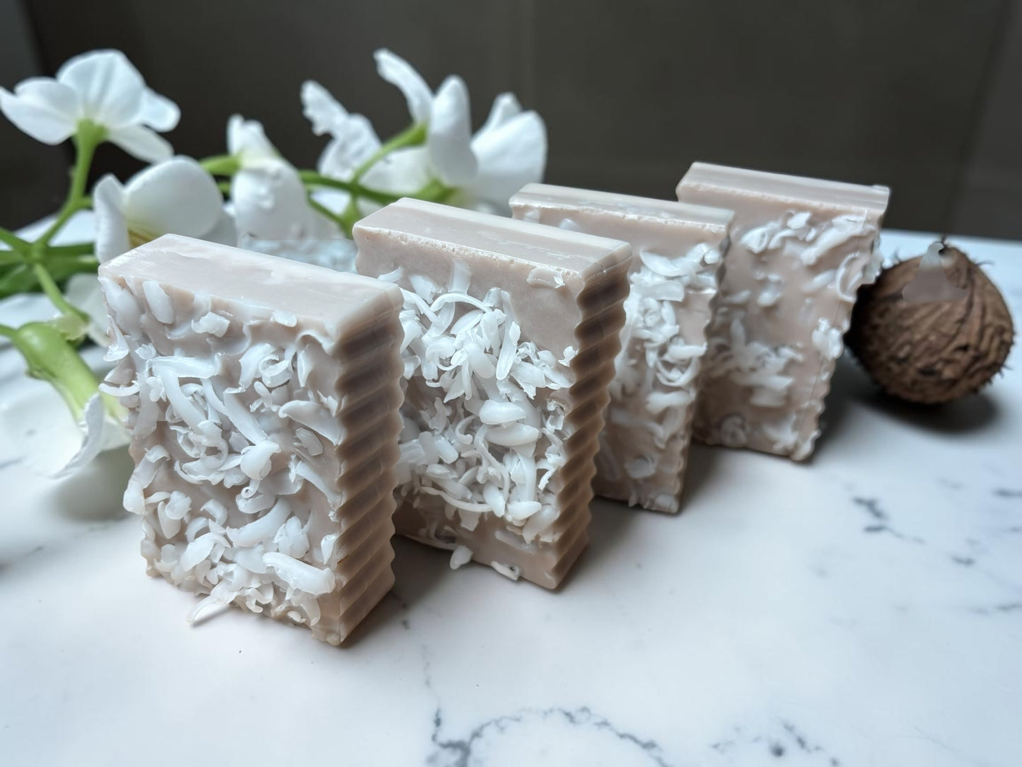 Coconut Milk: Goat Milk Soap with Coconut and Vanilla