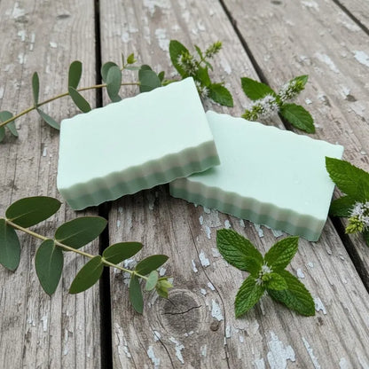 Respiro: Goat Milk and Shea Butter Soap with Eucalyptus and Mint