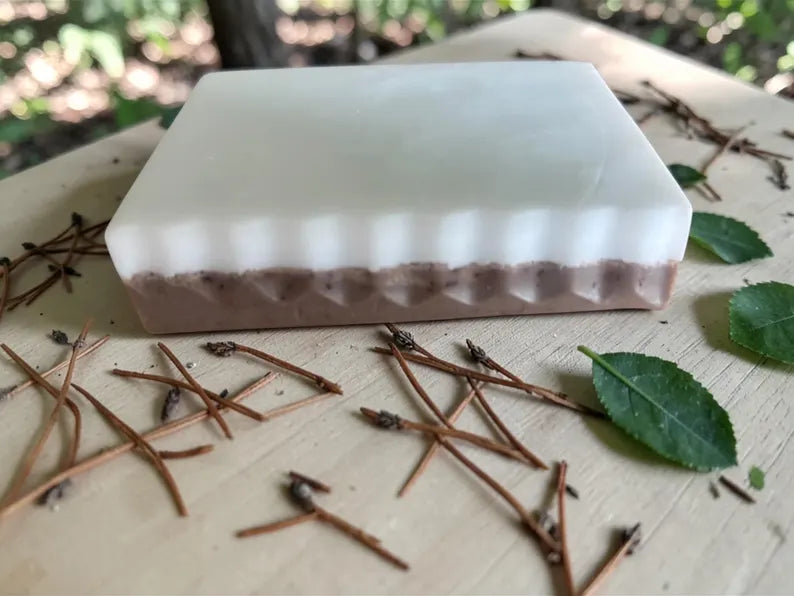 Bosco: Goats Milk Soap with Sandalwood, Vanilla, and Cedarwood