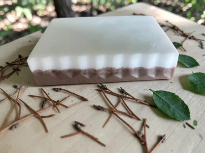 Bosco: Goats Milk Soap with Sandalwood, Vanilla, and Cedarwood
