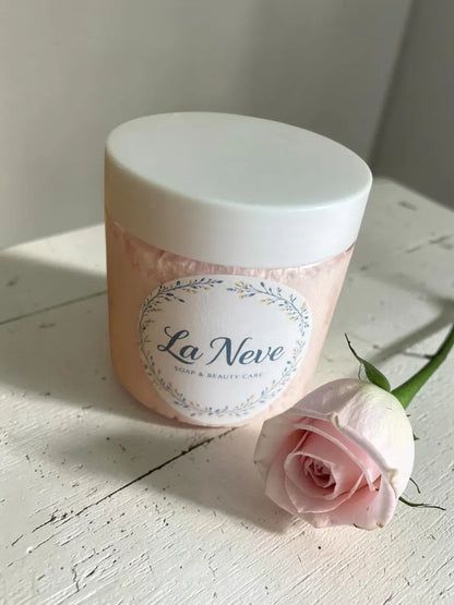 Foaming Sugar Scrub: Vanilla and Rose