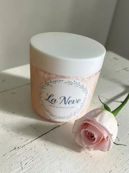 Foaming Sugar Scrub: Vanilla and Rose