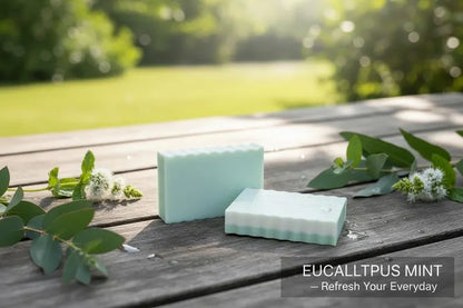 Respiro: Goat Milk and Shea Butter Soap with Eucalyptus and Mint