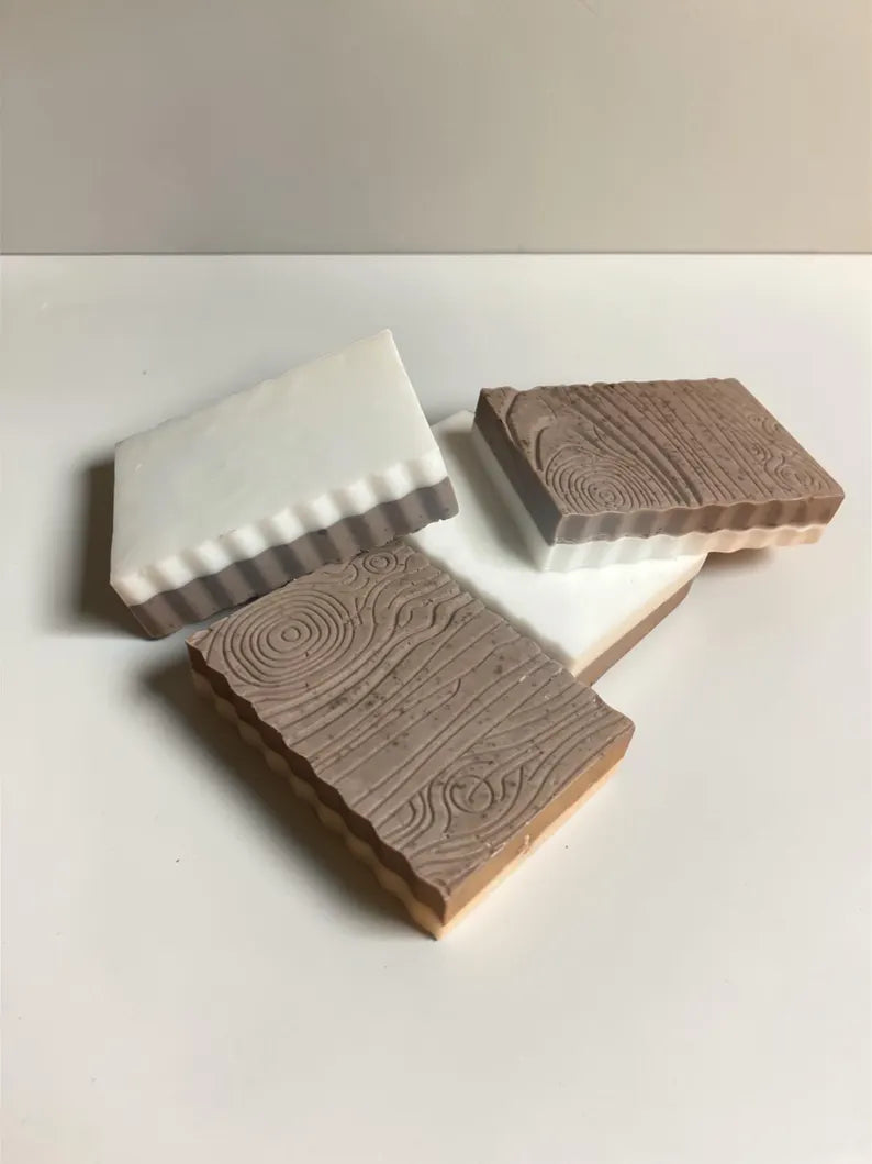 Bosco: Goats Milk Soap with Sandalwood, Vanilla, and Cedarwood