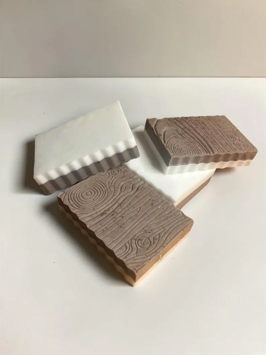 Bosco: Goats Milk Soap with Sandalwood, Vanilla, and Cedarwood