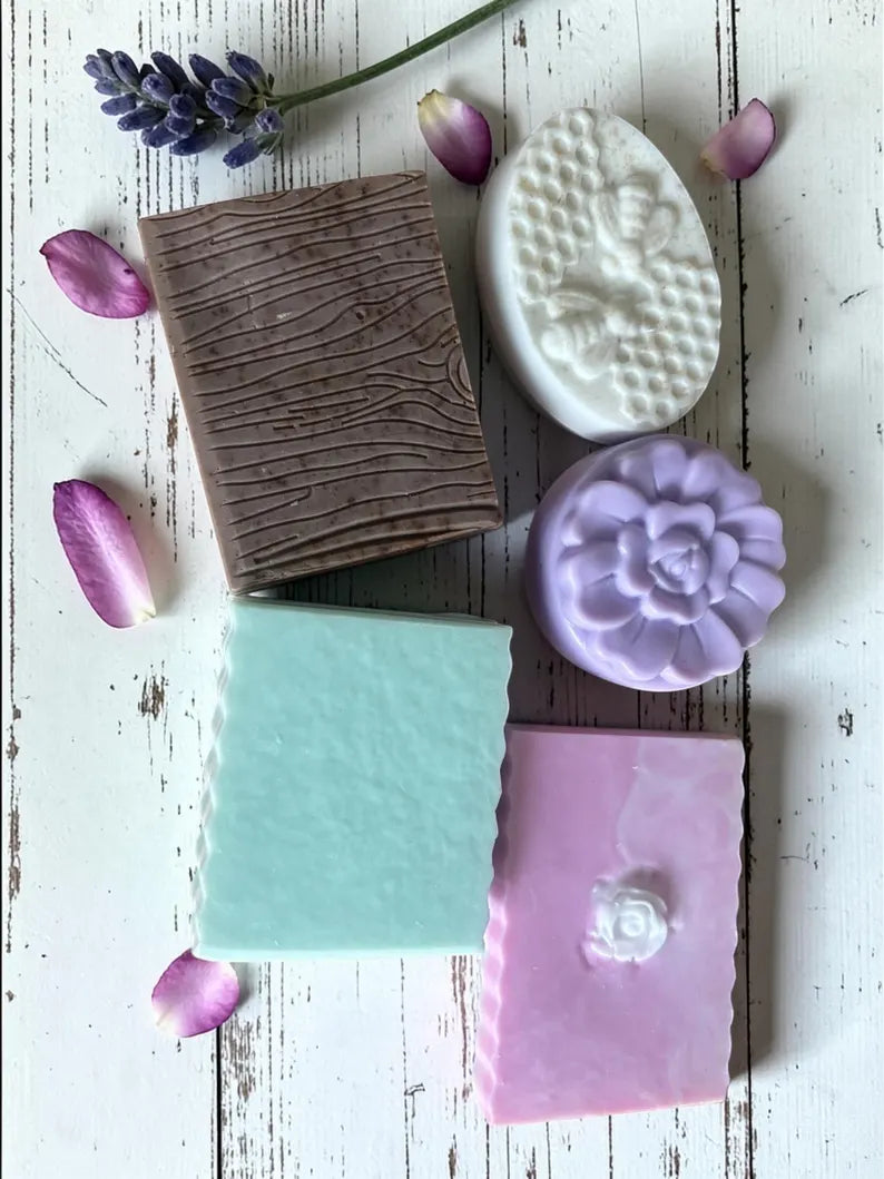 Entire Spring Soap Collection – Rose, Honey, Sandalwood, Eucalyptus, Lavender
