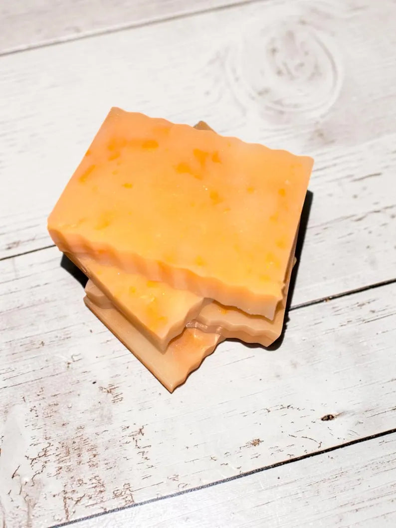 Amber Sunrise: Goat Milk Soap with Amber, Neroli, and Bergamot