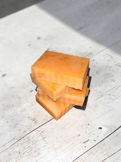 Amber Sunrise: Goat Milk Soap with Amber, Neroli, and Bergamot