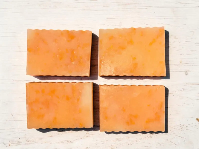 Amber Sunrise: Goat Milk Soap with Amber, Neroli, and Bergamot